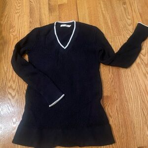 rag & bone Navy V-Neck Women's Sweater